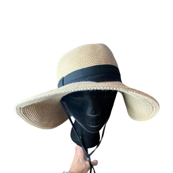 Furtalk Paper Blend Wide Brim Sun Hat Women's Medium - Picture 8 of 11